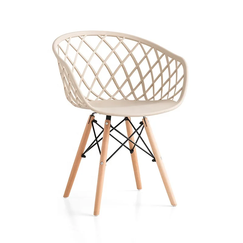 hot sale  competitive price stacking washable outdoor simple modern plastic chair  for Cafe restaurant Nordic dining chair