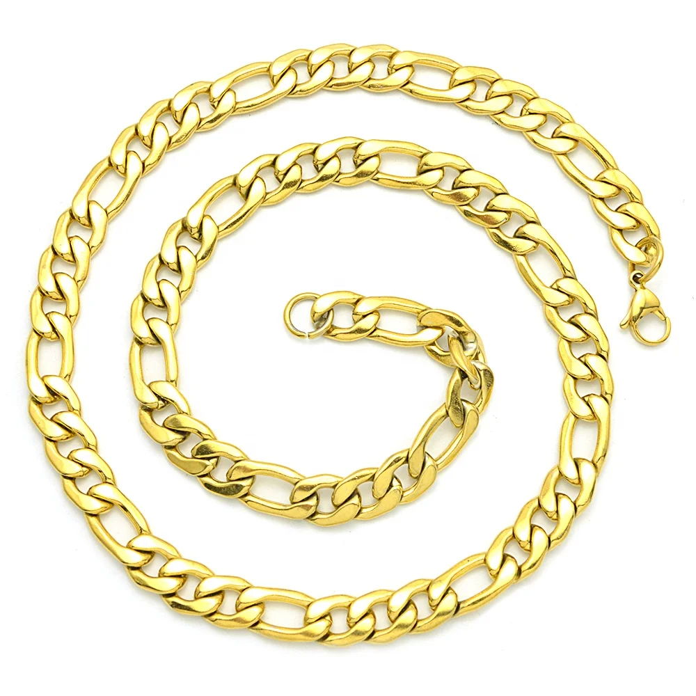 2020 Super High Fashion 14K Gold Plated Iced Out Miami Hip Hop Men Jewelry 8Mm Women Stainless Steel Cuban Link Chain Necklace