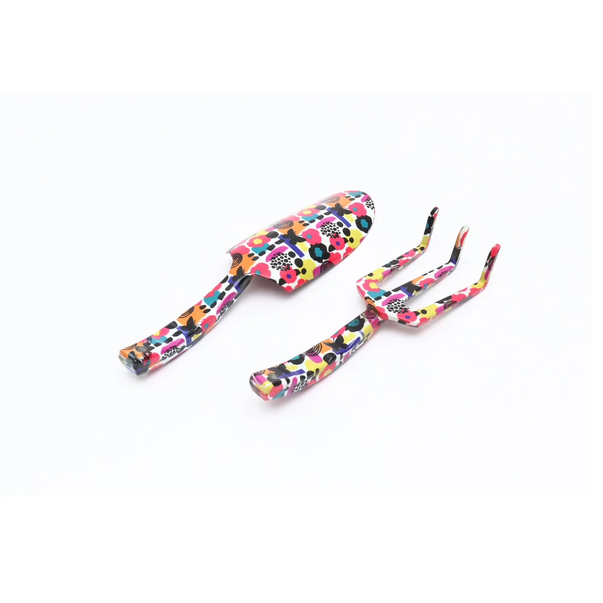 Plant Gardening Digging Tools Eco-Friendly Colorful Printed Garden Hand Tool Sets Soil Shovel Rake Fork For Potted Planting