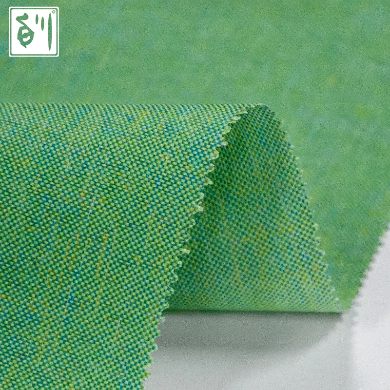 
Baichuan Recycle bottle tshirt dope dyed polyester recycled mesh fabric 