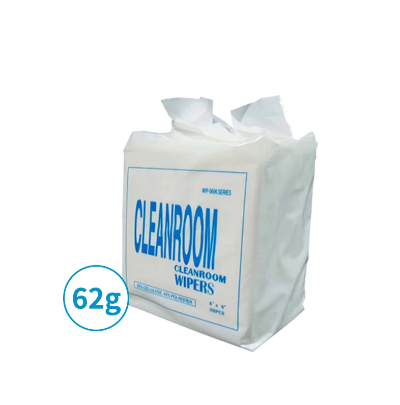 Manufacturer Industrial 45% Polyester 55% Cellulose Nonwoven Wipes Non Woven Cleanroom Cleaning Wipers