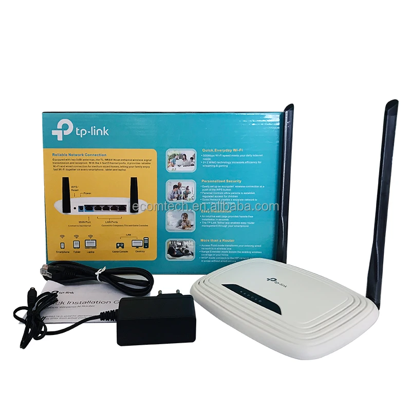 Английская прошивка TP-Link WR841N 300 Мбит/с беспроводной WR940N 2.4G WIFI маршрутизатор 5dbi