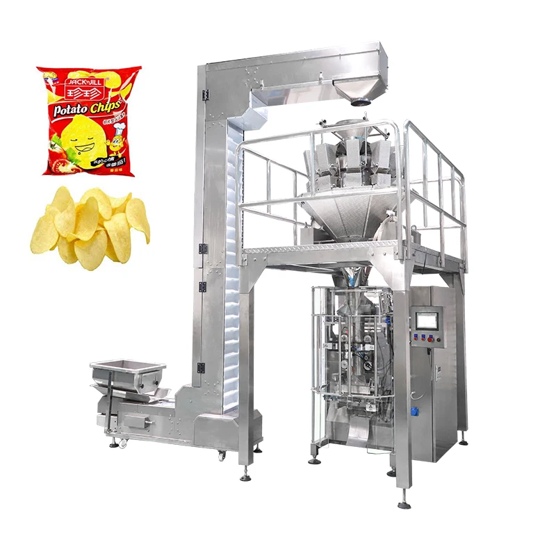 Vertical Automatic Pillow Bag Packing Machine for Potato Chips