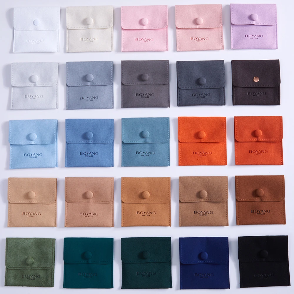 Роскошный маленький мешочек для упаковки ювелирных изделий сумка из микрофибры с принтом логотипа