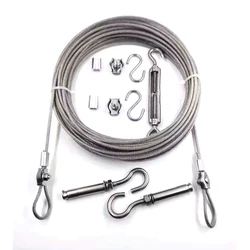 Hot sales 304 Indoor stainless steel retractable clothesline blacony stainless steel clothesline rope