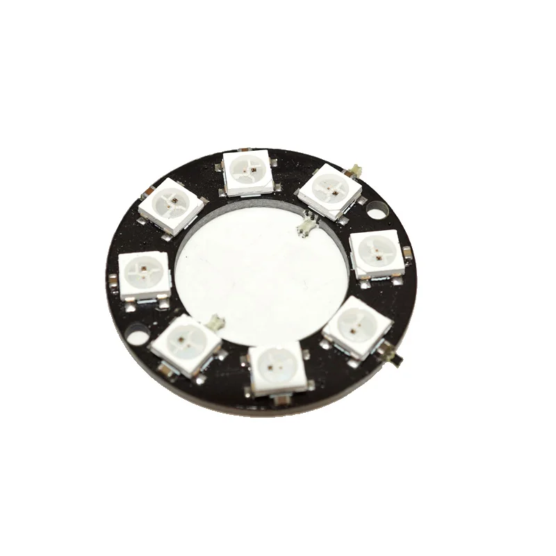 OEM/ODM Available WS2812 SMD5050 RGB LED Ring Lamp DC5V 8 Bits Smart Full Color With Integrated Driver