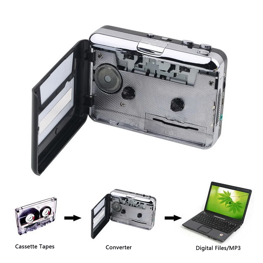  Кассетный плеер USB кассета к MP3 преобразователь Захват аудио музыкальный