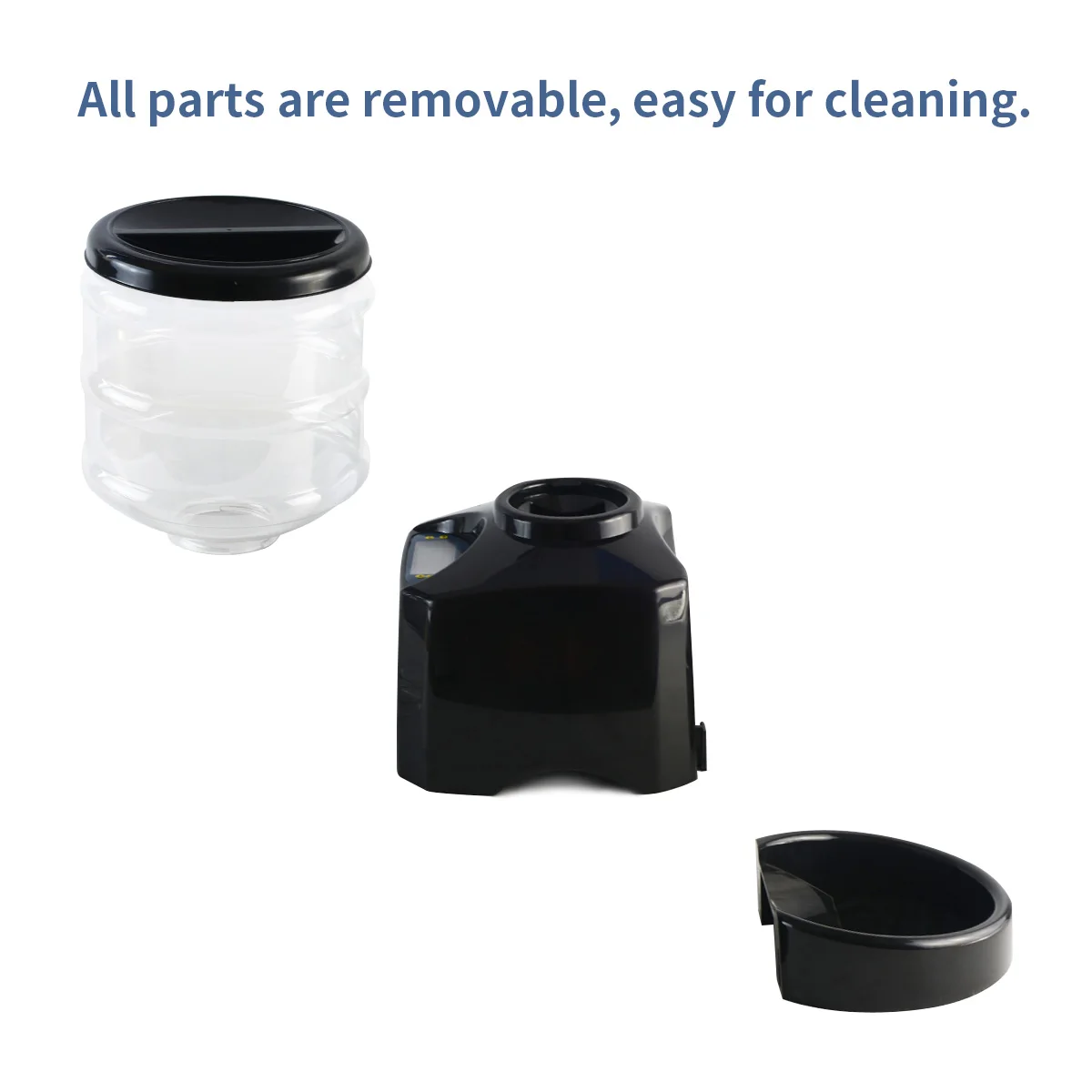 Кормушка для кошек с ручным управлением, автоматическая кормушка с ЖК-дисплеем и голосовой записью, для кошек