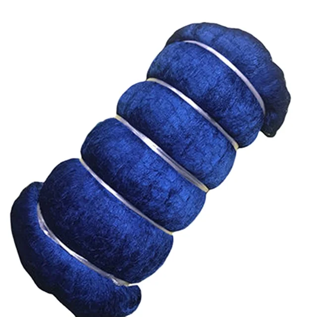 High Strength Bule Nylon Multifilament Fishing Net Small Mesh Polyester Multifilament Knotted Net Trawl net