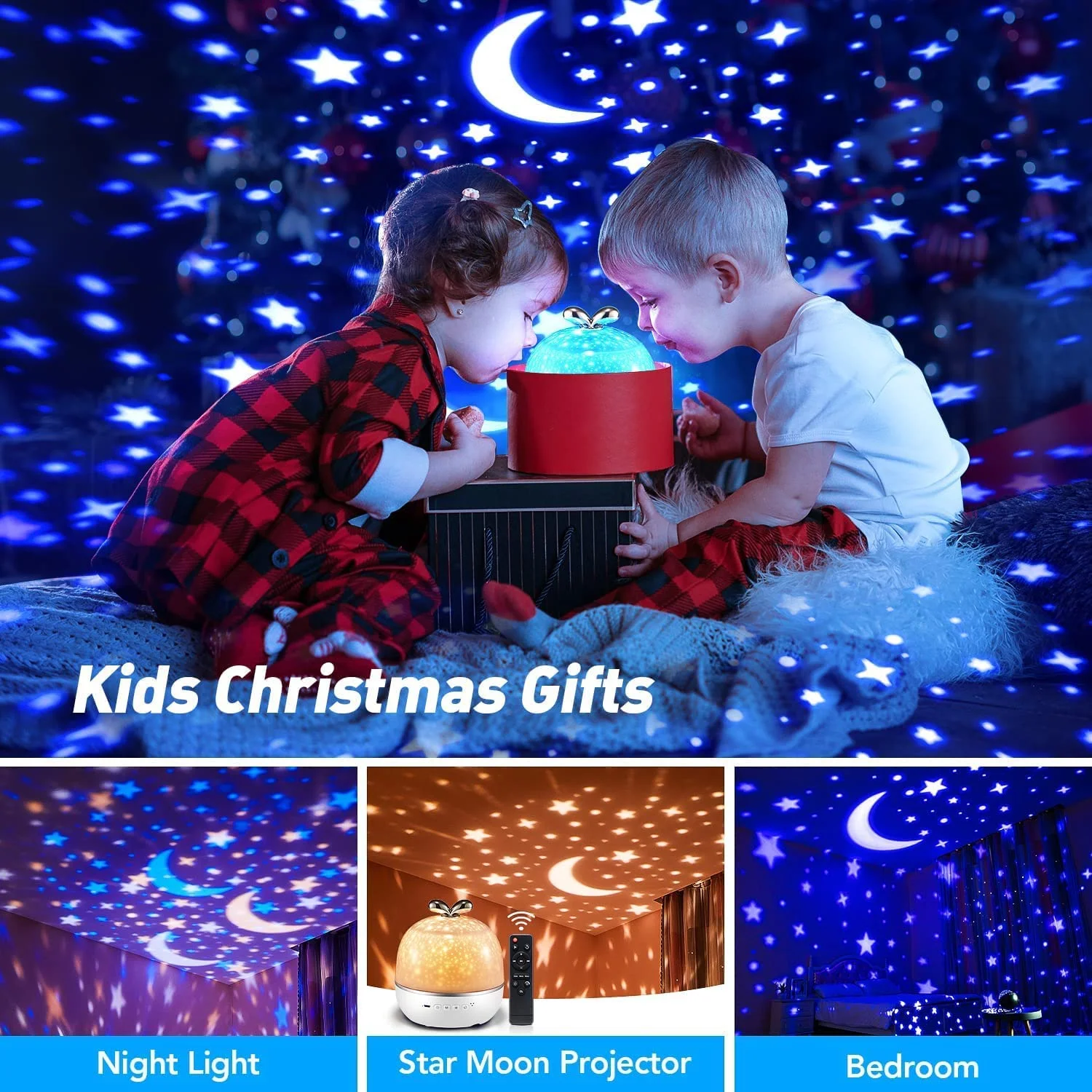 LED animal Star kids Projector Night Lamp music box Sky Light  Galaxy Starry Night Light