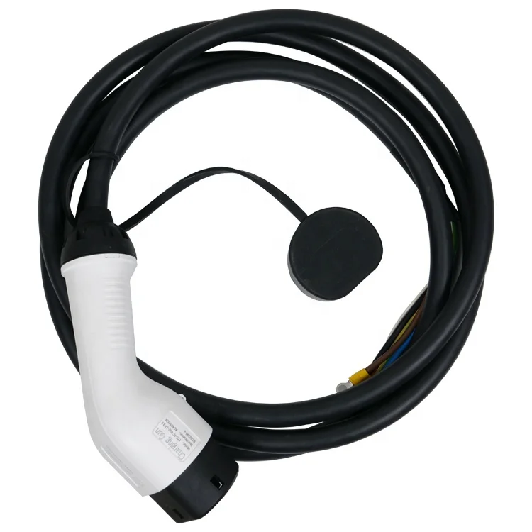 Bluesky three phase 32A 480Vac IEC 62196 AC CCS Type 2 cable 3.5 meters IP55 ev charging gun