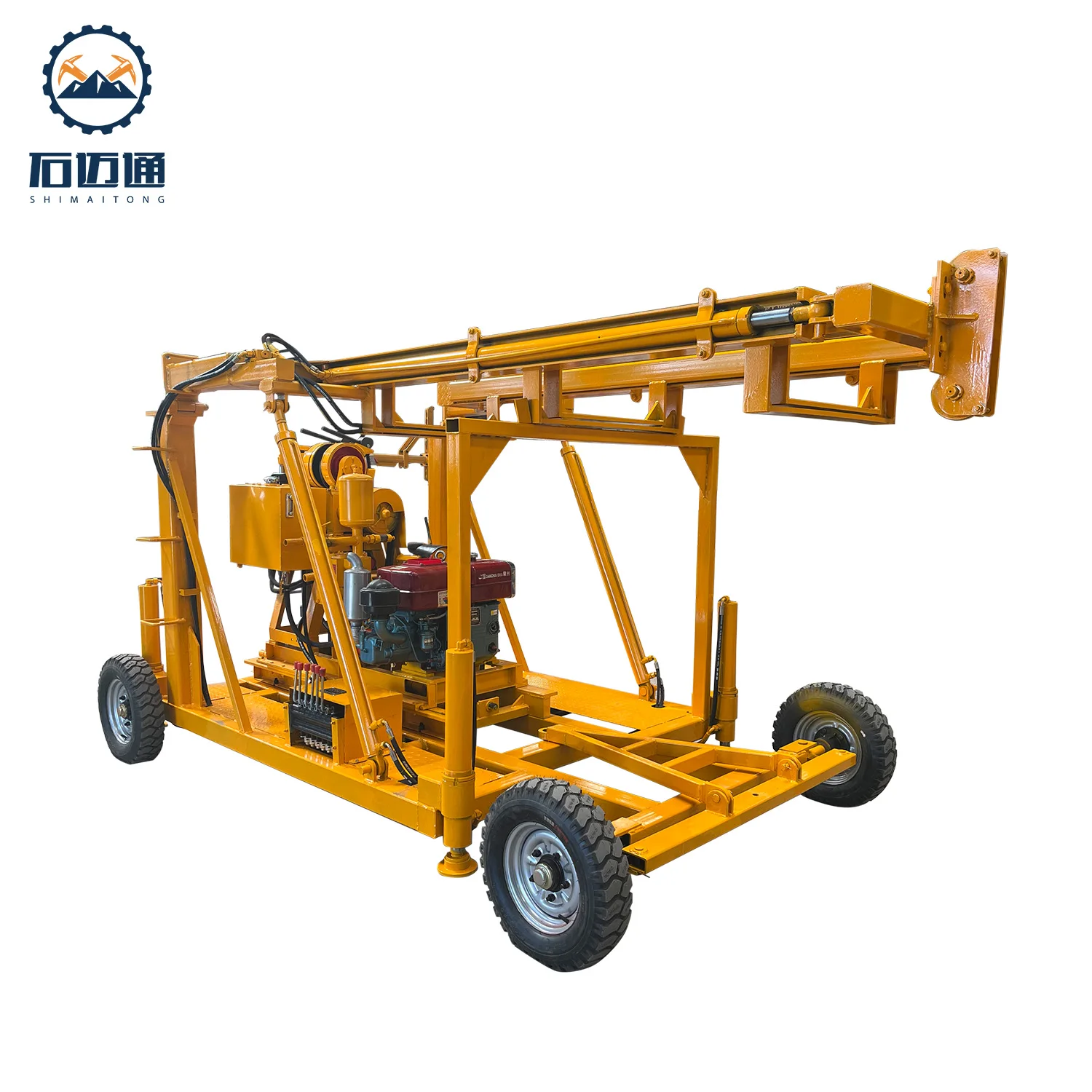 High quality Beitan wheel hydraulic tower core drilling rig in stock