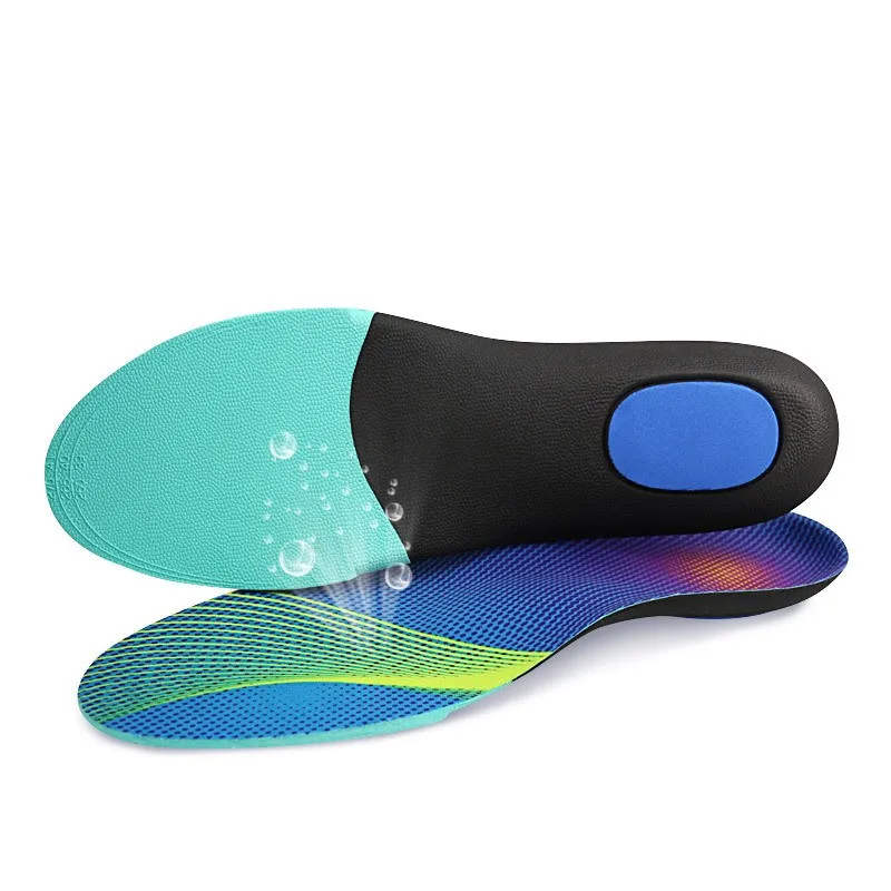 Arch Insoles Correction Shoes Pad Arch Support Orthopedic Insole Men Women Sports Eva Shoes Pad Shock Absorption Running Insoles