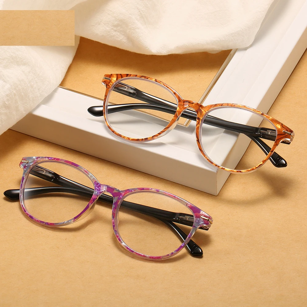 Fashion Plastic Blue Light Blocking Reading Glasses Colorful Readers Glasses Whole Sales