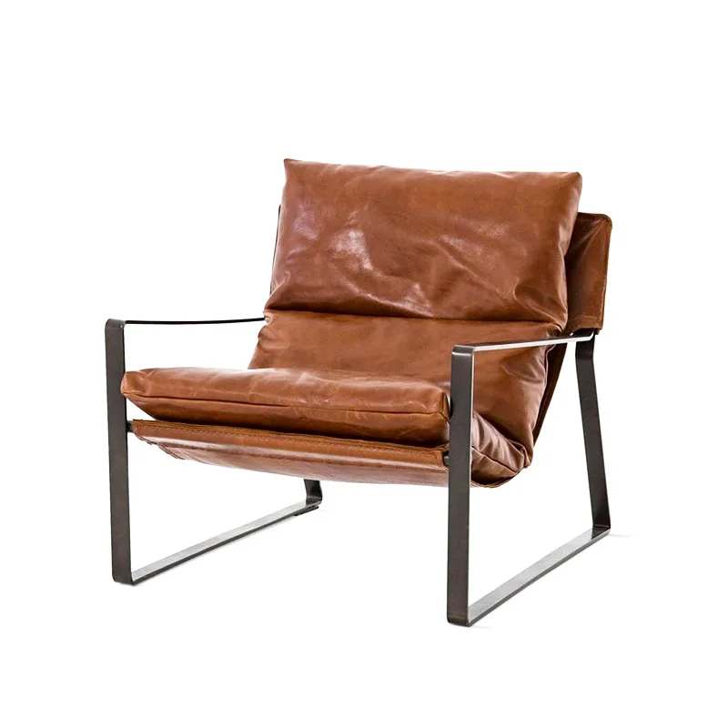 Design Fashion Modern Living Room armchair leather Lounge Chair modern accent chair