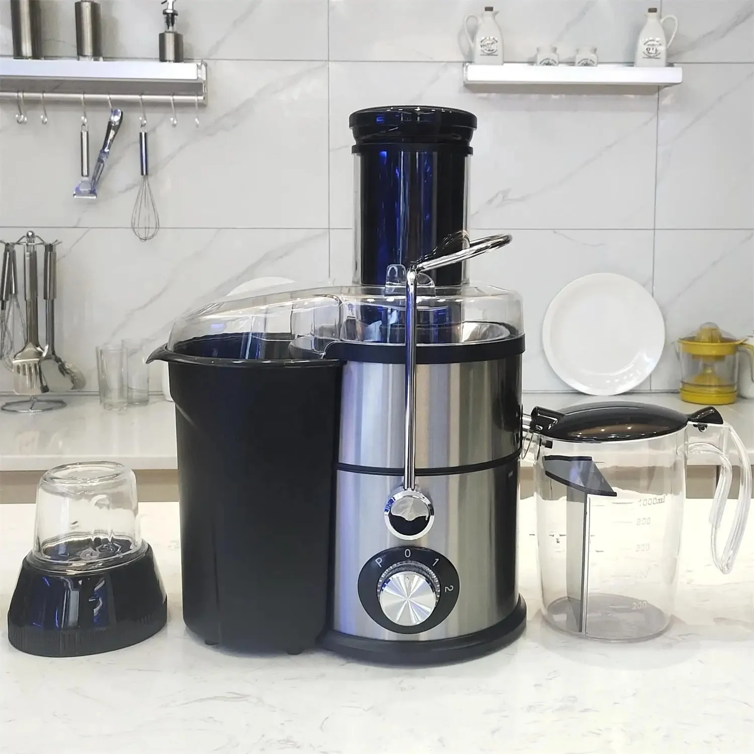 Multifunction 4 in 1 Big Mouth Juicer Blender Fresh Commercial Fruit Juicer Machine Juicer Extractor OEM