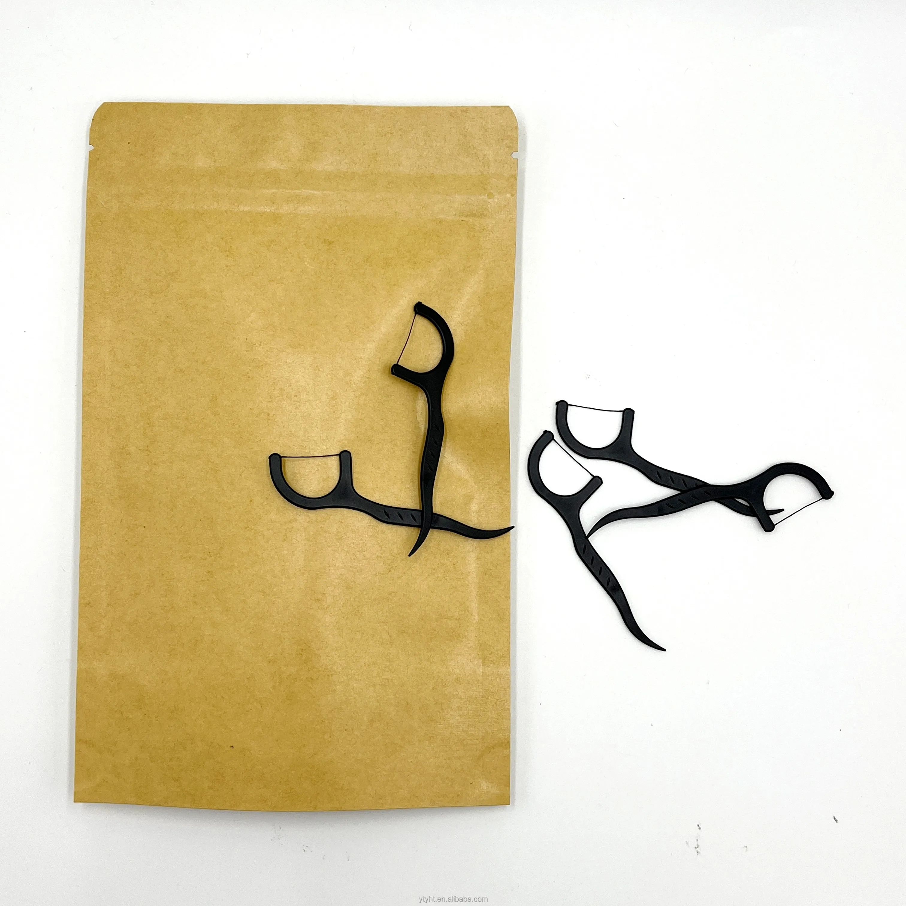 High quality Dental Flosser silicone toothpicks with soft bristle Soft Dental Floss picks