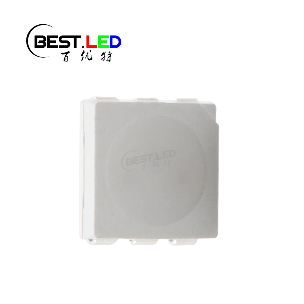 Milky Lens 6 Pins PLCC-6 Diffused 5050 SMD LED 740nm IR LED for Spectrum 740nm LED Grow Lighting