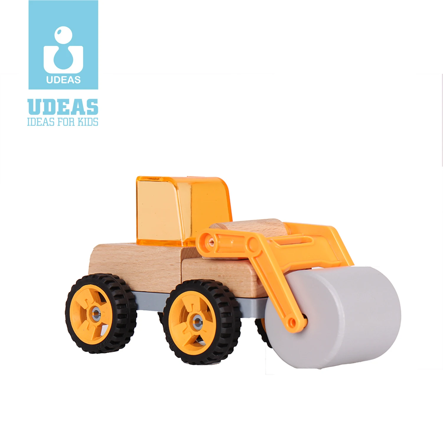 wooden children toys Educational Wooden Toy Car Assemble Engineering Construction Vehicles Wooden Truck Pull Back Toys