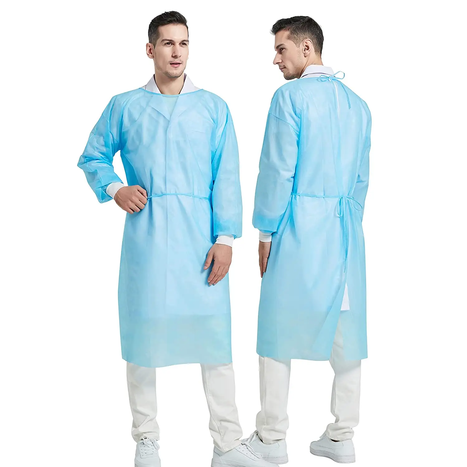Medical Dress Isolation Waterproof Suit Ppe Non Woven Medical Gown Kits Bata Quirurgica Autoclavable Garments Industrial Suit