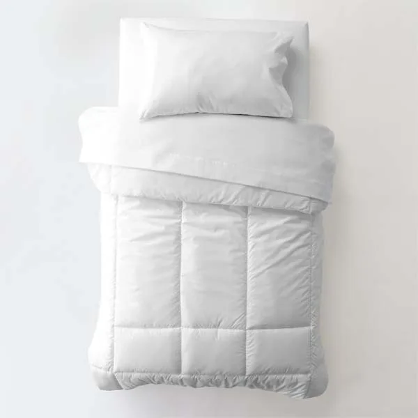 Oeko-tex custom color Hot Sale High quality Skin-Friendly cot 100% cotton toddler kids baby bedding set