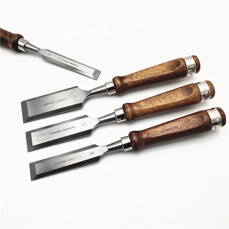 High Quality Woodwork Flat Chisel With Wooden Handle