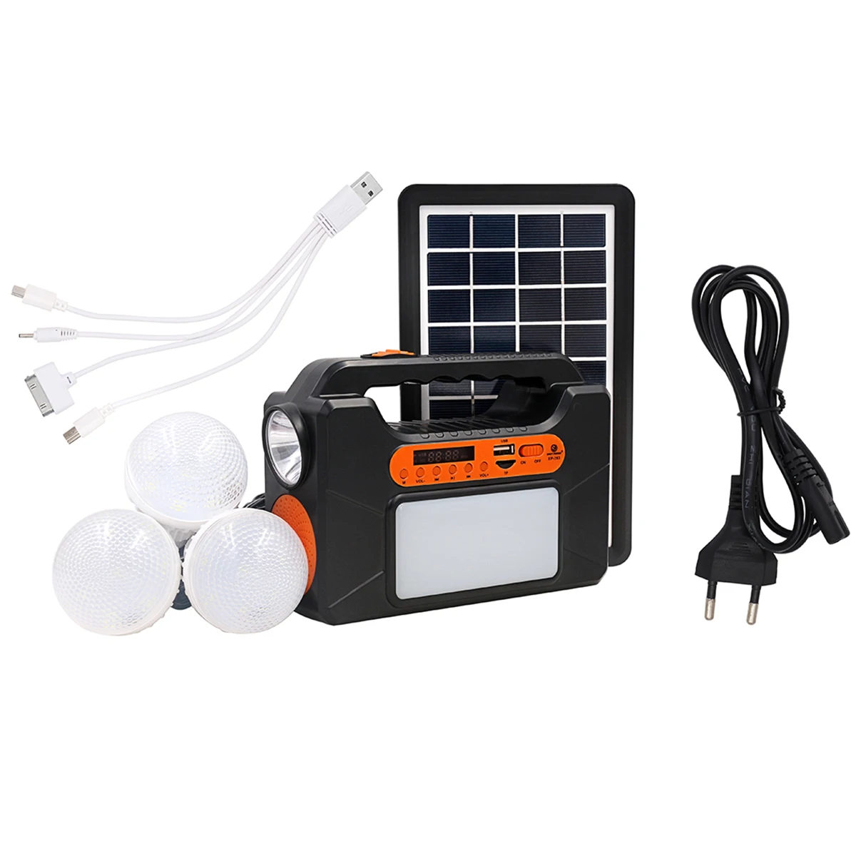 New design Solar power supply portable charger for Wireless speaker and lighting system
