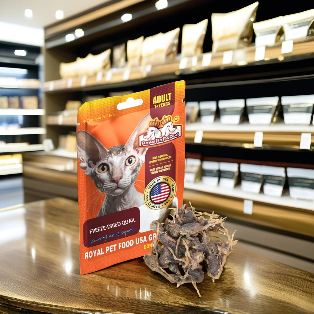 Professional Manufacture Nice Price Freeze-Dried Quail Freeze-Dried Pet Snack Quail