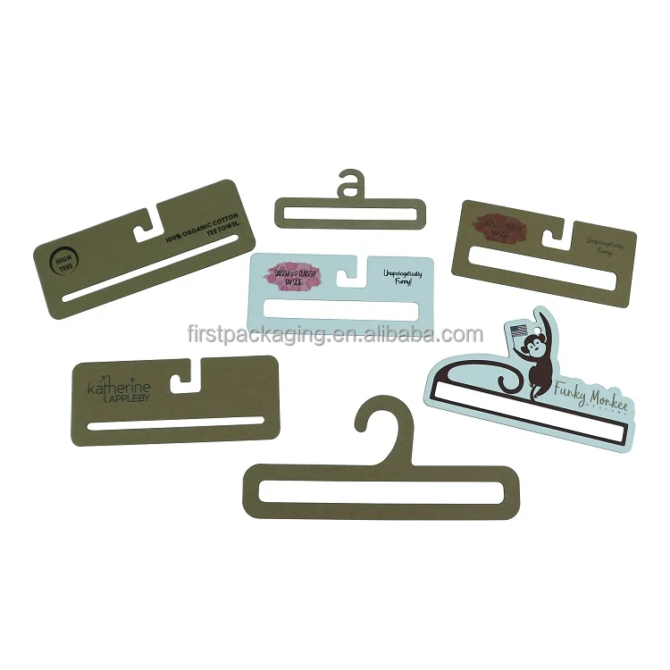 Recycled Cardboard Clothing Organizer Rectangle Blanket Paper Hanger for Display