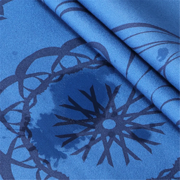 Custom  Printed Non Slip Microfiber  Fleece Hot Yoga Towel With/Without Silicone Dots