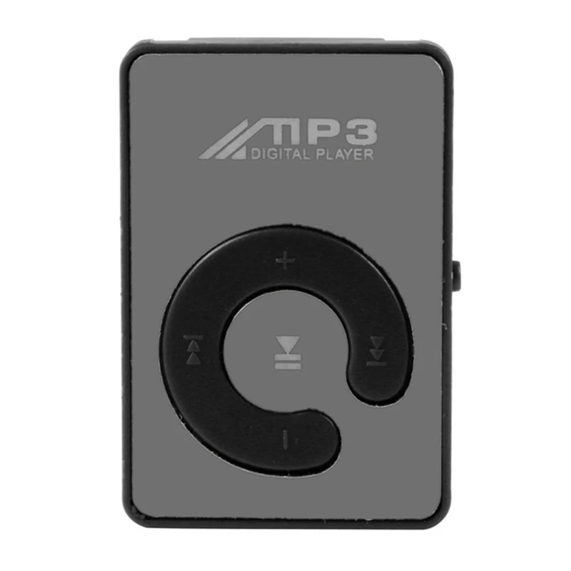 Мини зажим зеркальный USB MP3 Поддержка 8 ГБ портативный цифровой музыкальный медиаплеер Micro SD TF слот для карты C Форма Спорт Бесплатная