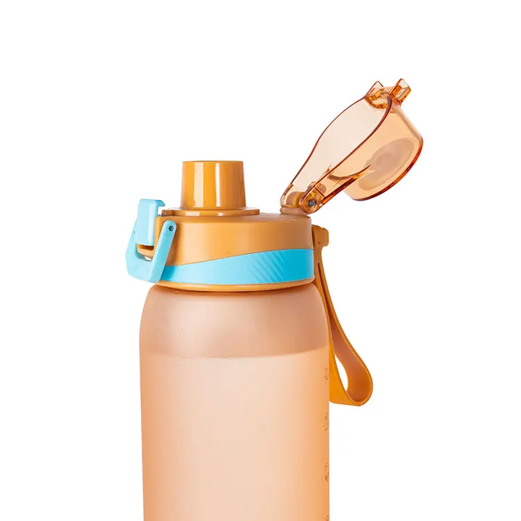 1000 ml outdoor sport bottle plastic water bottles with custom logo plastic portable lid