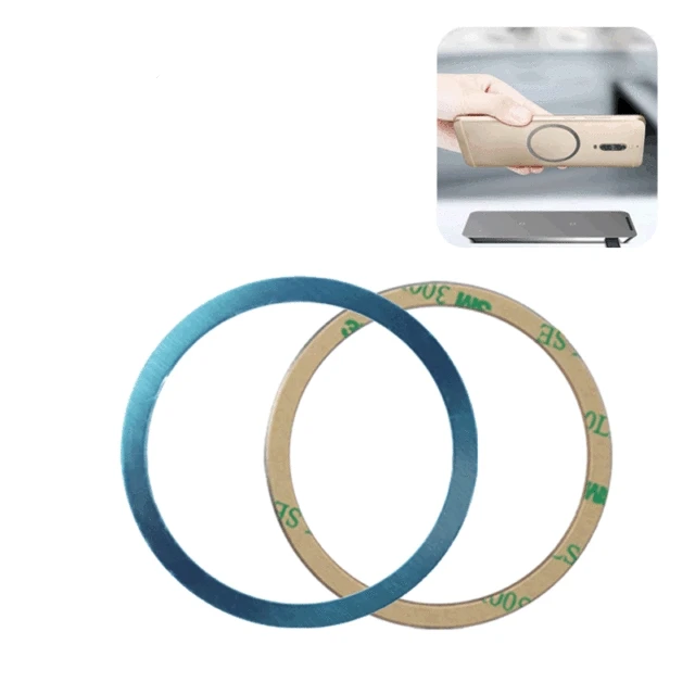 Round Metal Rings Metal Plate Iron Magnetic Materials for Magnetic Qi Wireless Charger Magnetic Qi Wireless Charger