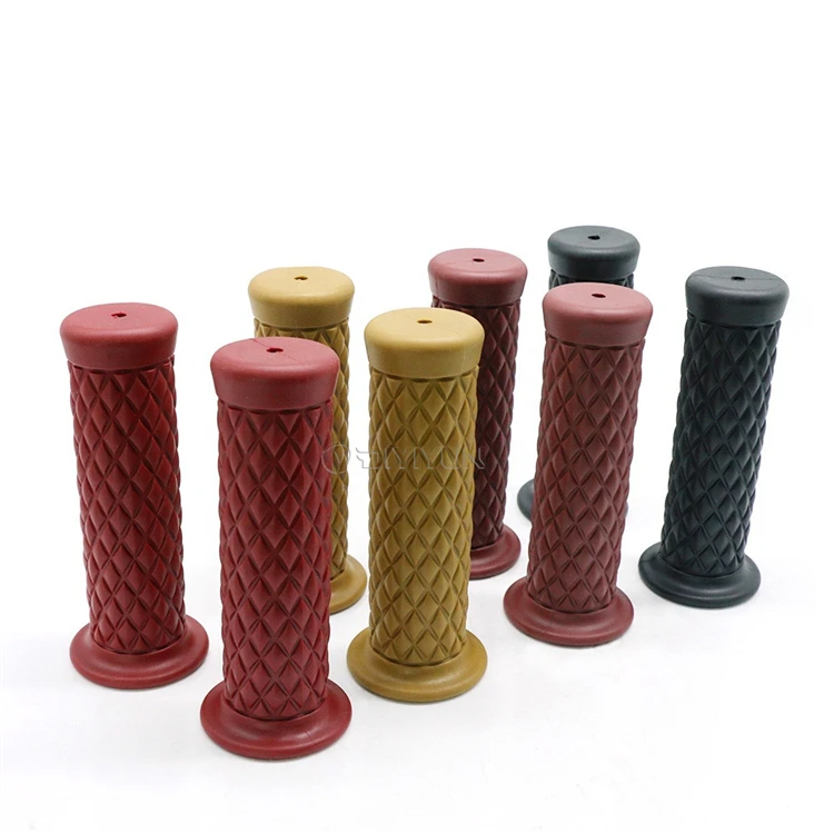 Ручки для мотоцикла 7/8 дюйма, универсальные винтажные рукоятки для Кафе Racer, в стиле ретро, 22 мм