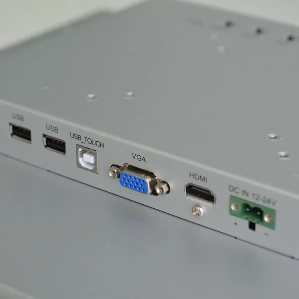 15 дюймов состояние товарных запасов и HD с многоинтерфейсным резистивный сенсорный экран монитор USB