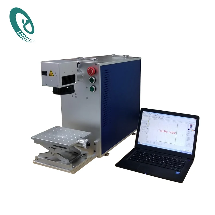 Yiq-Tech Laser printer for pe pipe high speed 30W flying fiber laser marking machine for non metal