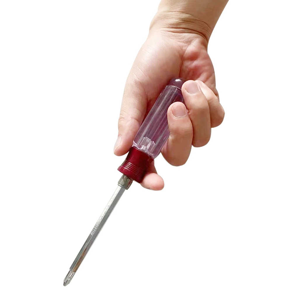 DILGOD High Quality Screwdriver 2 IN 1 Crystal Cr-V Steel Two Way Screwdriver Set Magnetic Screwdriver Hand Tools