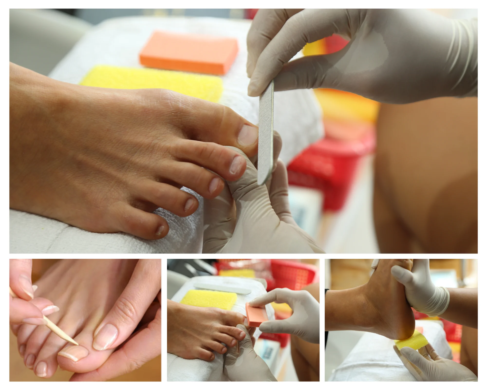 Набор инструментов для педикюра и профессиональные принадлежности ногтей подходит ежедневного использования в домашних условиях путешествиях или профессиональных спа-салонах 5 шт.