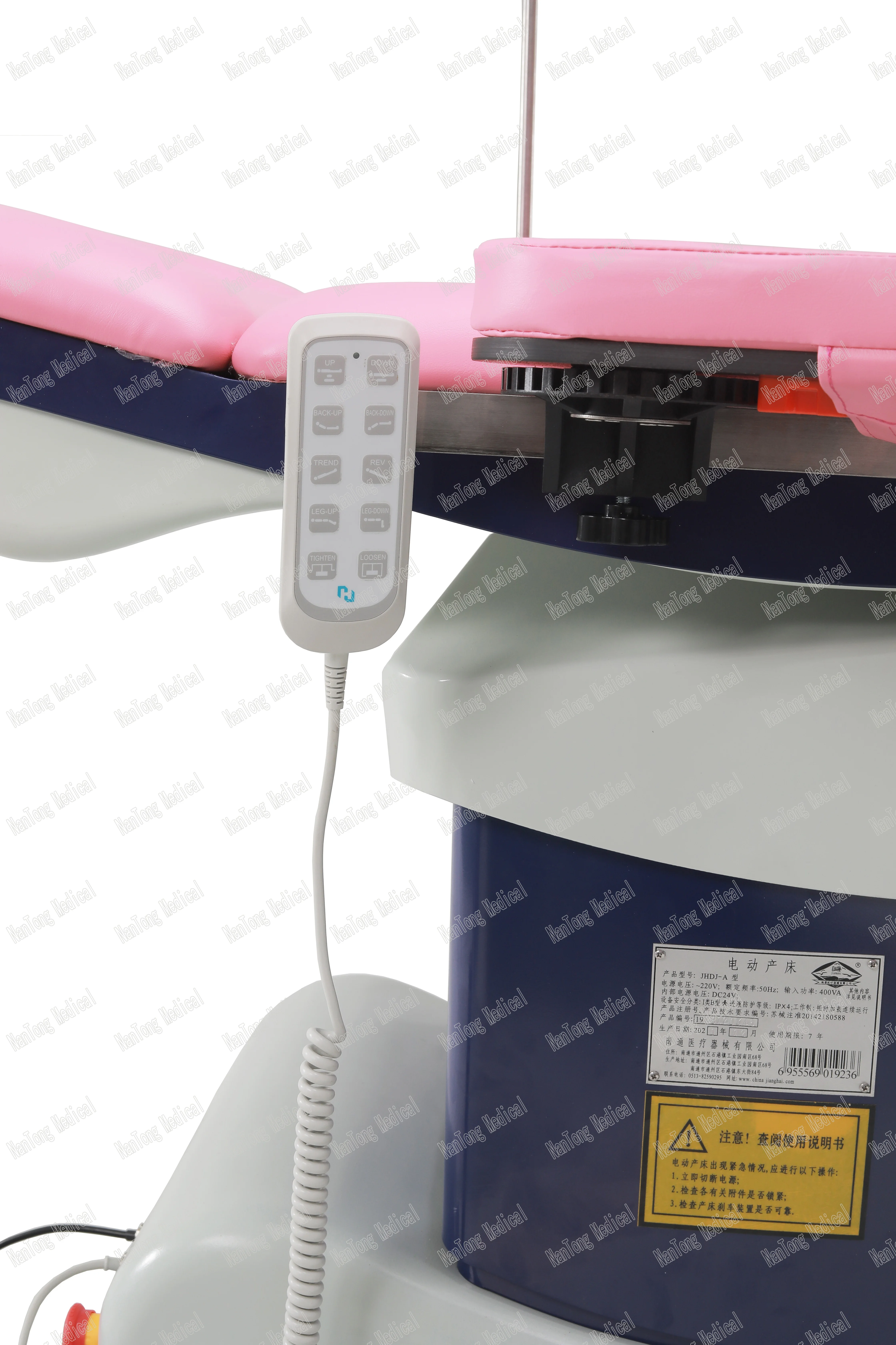 hospital and clinic use medical apparatus electric control gynecological exam table portable
