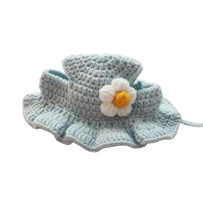Wholesale Pet Headgear for Cats & Dogs Knitted Fleece Organic Cotton Hats Funny Change Clothes Headdress for Winter Fashion