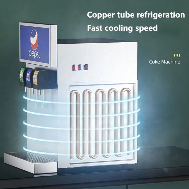 Hot Sale Cola Machine Potable  Fridge Juice Dispenser High Quality Automatic Soda  Cola Machine