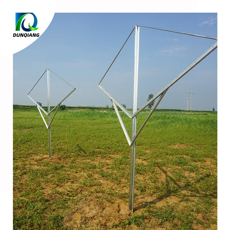 China supply grape support galvanized steel vineyard grape stake metal trellis post