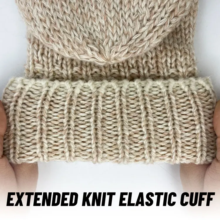 Детская шерстяная перчатка, двухслойная внешняя шерстяная подкладка, 3 м