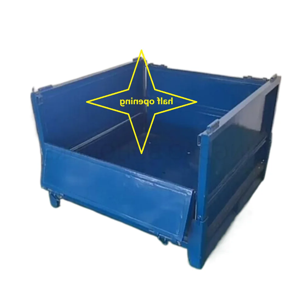 Steel Collapsible Stacking Storage Container Rack & Bin