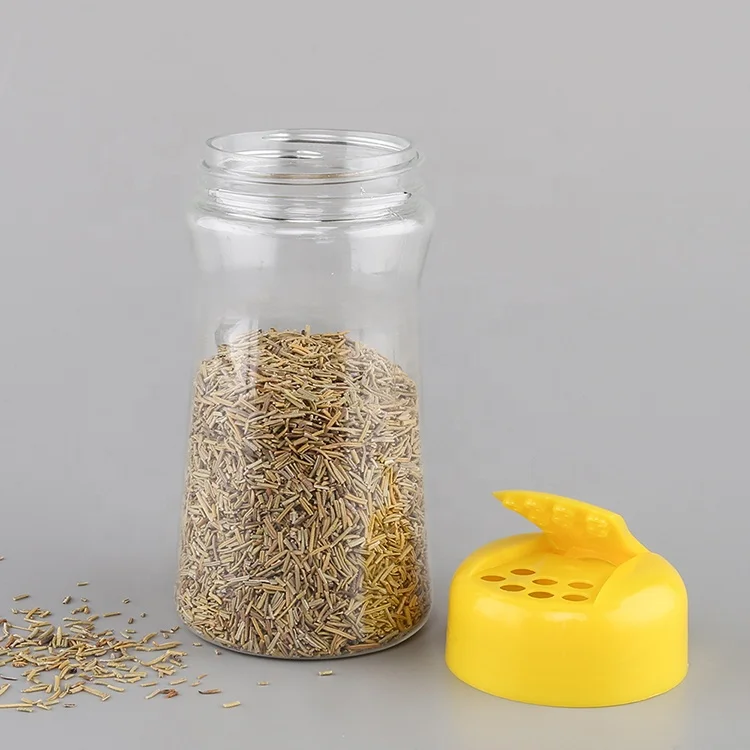 8oz 250ml Empty Plastic Clear spice jar storage