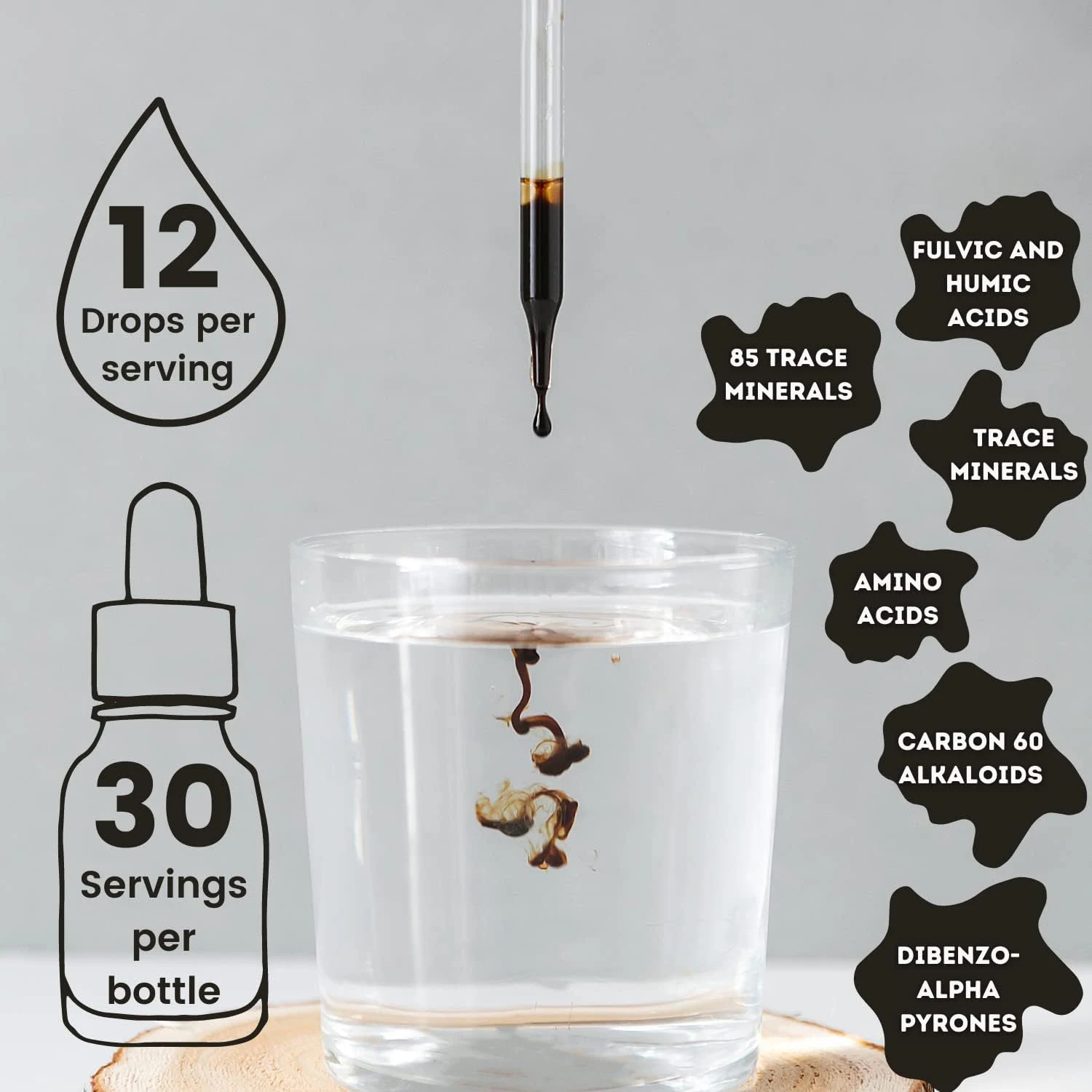 OEM Private Label Himalayan Shilajit Drops 100% Pure , Himalayan Shilajit liquid drops Fulvic Acid Sun dried shilajit liquid