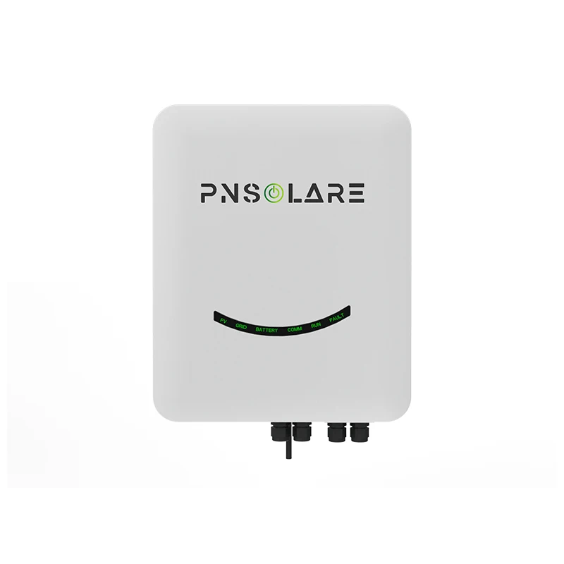 Pnsolare certificated whole set 230v single phase 5kva hybrid solar power system kit 6kw for home use