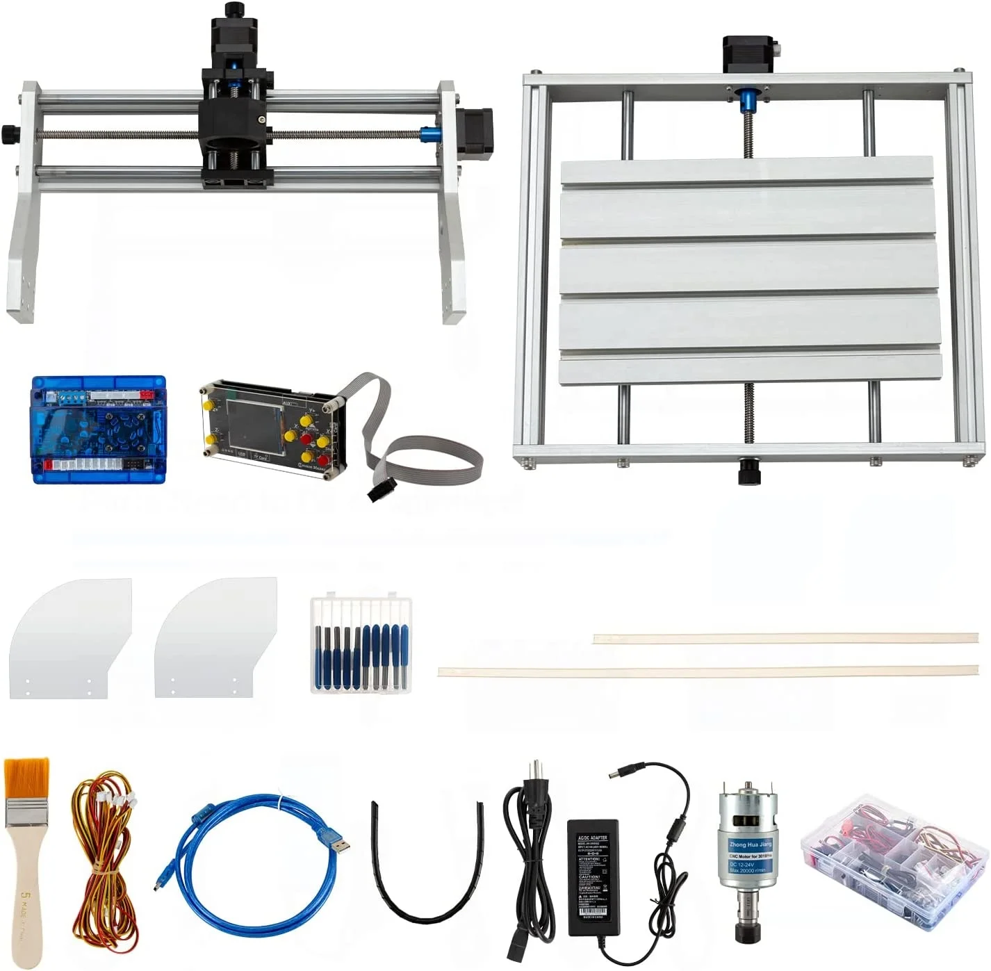 Handi DIY 3018 Pro CNC router engraving machine Aluminum Frame with 775 spindle motor 12-24V