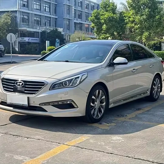 Самая низкая цена Подержанный автомобиль 2015 Hyundai Sonata 2.4L топ-флагманская модель для продажи