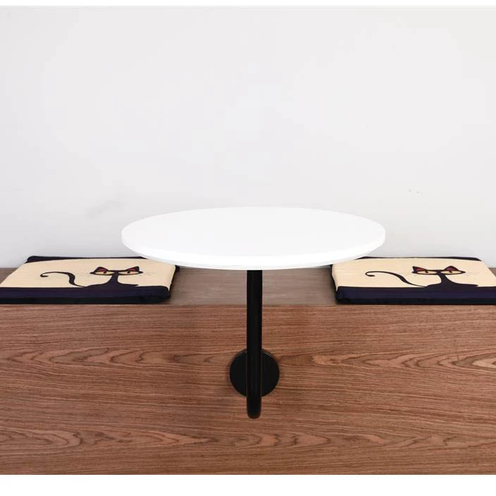 Made in China black and white classic table practical and durable corner table with high heat